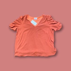 Adrienne Burnt Orange Blouse
